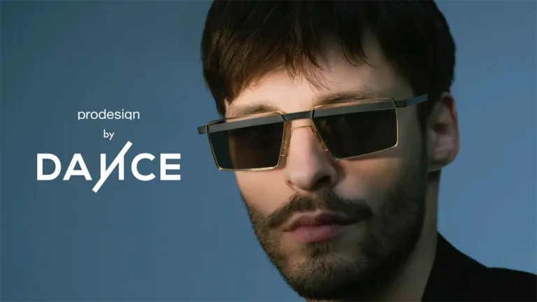 Innovative eyewear. Avant-garde Prodesign by Dance glasses, modern design 2024.