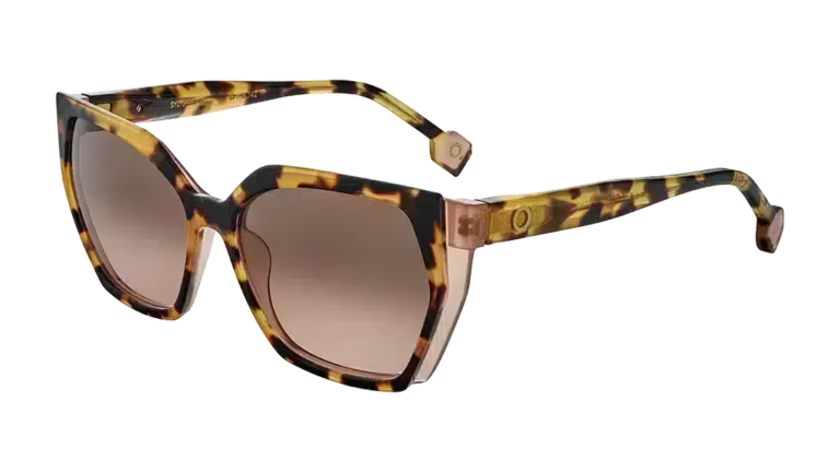 Lunettes de soleil Etnia Barcelona SYLYS en monture écaille, avec verres minéraux haute protection.