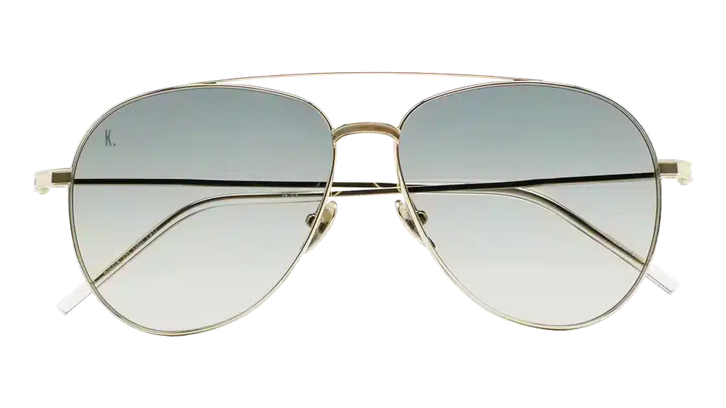 Kaleos Strauch titanium sunglasses with polarized lenses, men's model