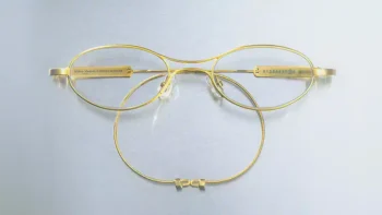Maison Margiela x Gentle Monster 2025 - Lunettes déformées, vintage et sans monture avec liens en métal précieux
