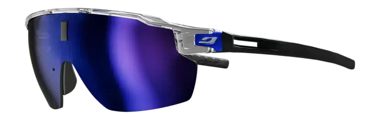 Lunettes de sport Julbo EVAD-2 avec écran connecté et verres photochromiques.