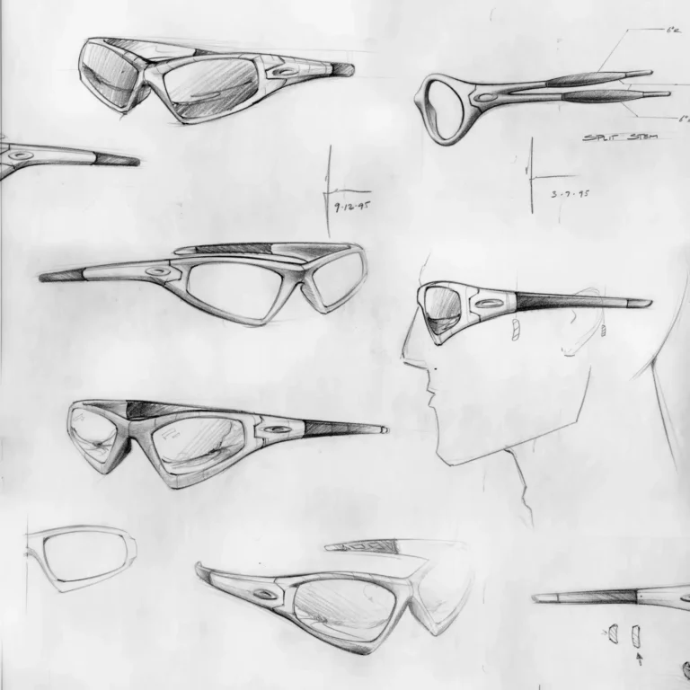 OAKLEY MUZM STRAIGHT JACKET DESIGN SKETCH IMAGE
